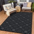 thumbnail image 1 of BSHAPPLUS® 9x18ft Outdoor Patio Rug, Waterproof Reversible Boho Geometric Plastic Straw Rug, UV Fade Resistant Portable Outdoor Carpet with Carry Bag & Stakes for RV Camping Deck Beach Balcony, 1 of 9