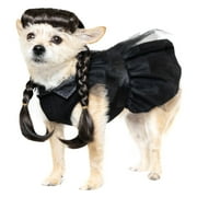 Vibrant Life Halloween Gothic Girl Costume for Dogs and Cats, Black, Extra Small