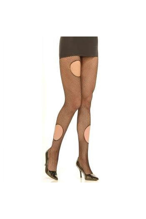 GOTHIC TORN FISHNET PANTYHOSE