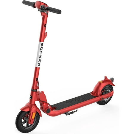GOTRAX Apex Adult Electric Scooter, 8.5" Tires and 15.5Mph Large Digital Display Foldable Escooter for Adult, Red