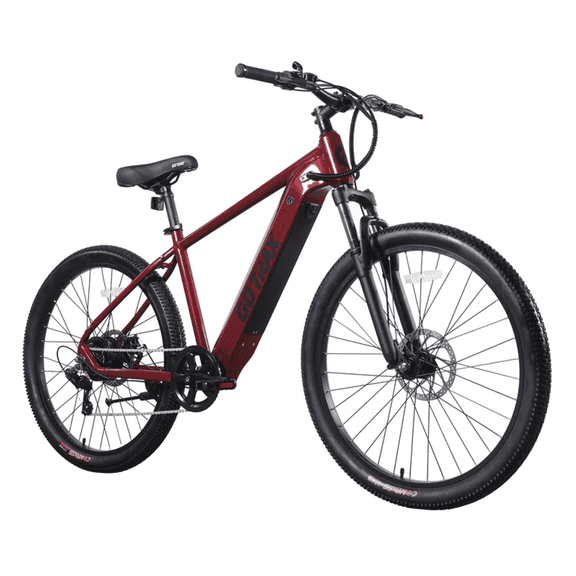 GOTRAX Approach 27.5" Step Over Electric Mountain Adult Bike with 350W Motor 20 MPH Up to 264lb, Red