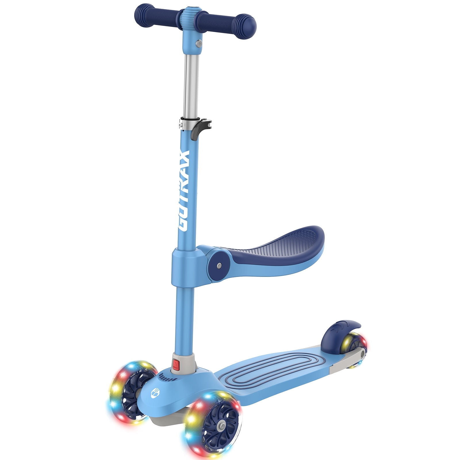 GOTRAX BoblooPro 3-Wheel Light-Up Kick Scooter For Kids Ages 3-8