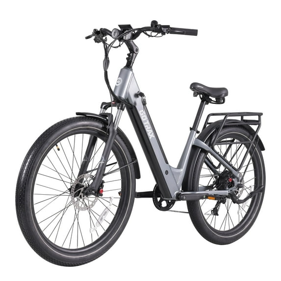 GOTRAX CTI3 27.5" Electric Bike, 500W Motors 60 Miles Long Range Up To 300lbs Comfort Adult Electric Bike For Commuters, Gray