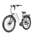 thumbnail image 1 of GOTRAX CTI3 27.5" Adult Electric Bike, 500W Motor, 48V 14Ah Battery , 20MPH, 60 Miles Range, Shimano 7 Speed E-Bike, Max 300lbs, White, 1 of 9