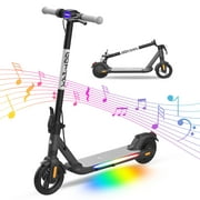 GOTRAX Comet Foldable Electric Scooter for Kids Ages 6-12, 150W Motor, 10 MPH Max Speed, 7 Mile Range,Black