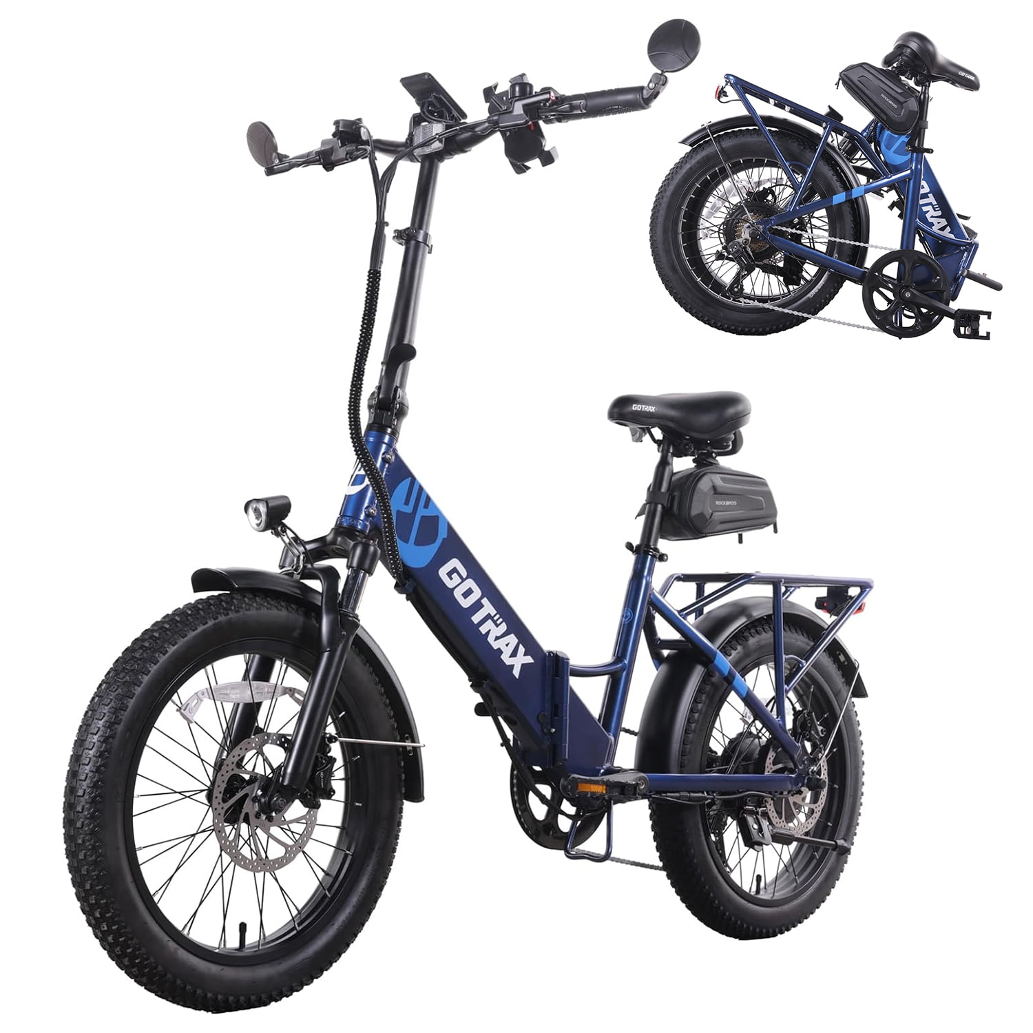 GOTRAX F2V2 Folding Electric Bike for Adults, 500W Bahrain Ubuy