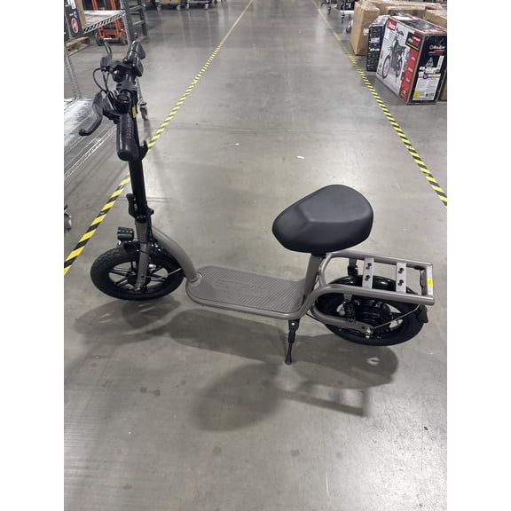 GOTRAX FLEX VOYAGER ELECTRIC SCOOTER 16MI OPERATING RANGE 15.5MPH SPEED - GRAY