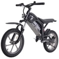 thumbnail image 1 of GOTRAX Fitz16 Electric Dirt Bike for Kids Ages 8+, 36V Battery,16 miles, 16" Off-Road Tires, Dual Suspension,Black, 1 of 15
