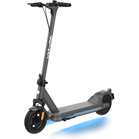 GOTRAX G5 High Speed Adult Electric Scooter, 500W 48V, 10" Air-Filled Tires, LED Headlight, Double Suspension, Grey