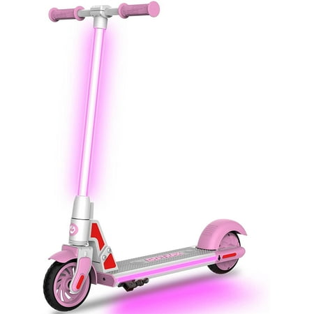GoTrax - GKS Plus Electric Scooter for Kids w/ 7mi Max Operating Range & 7.5 Max Speed - Pink