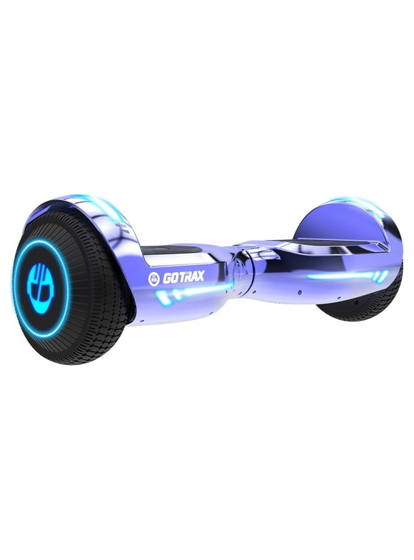 GOTRAX Glide 6.5" Hoverboard for Kids Ages 6-12 with Bluetooth Speaker and Led Lights, Purple