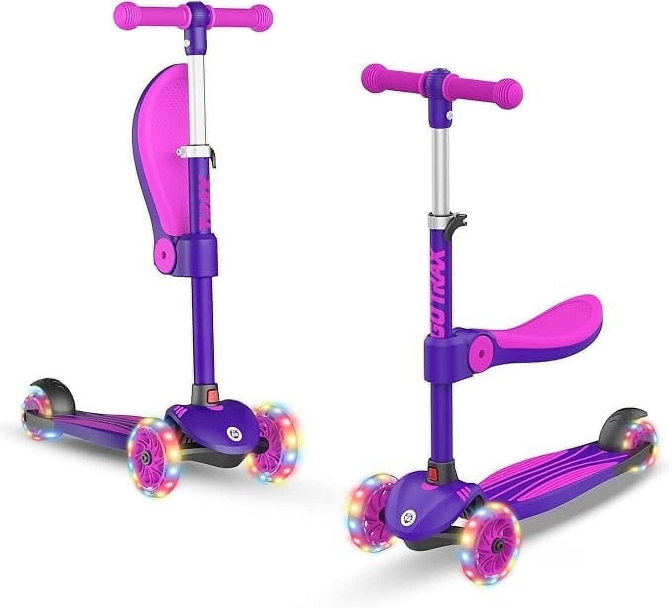 ジャスト・キッズ GOTRAX KS3 Kids Scooter with LED Flash Wheels, Foldable Seat