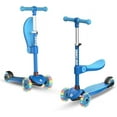 thumbnail image 1 of GOTRAX KS3 3 Wheel Kids Scooter with Folding Seat,Light-Up Scooter Suitable for Boys&Girls Ages 2~8, Blue, 1 of 7