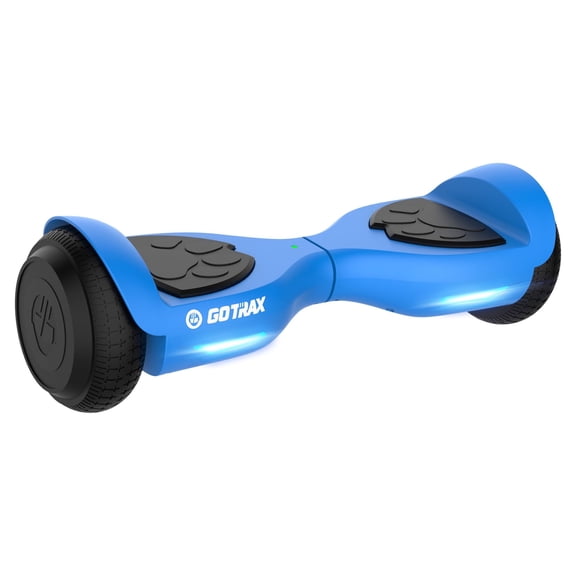 GOTRAX Lil Cub Hoverboard 6.5" Wheels, Max 2.5 Miles, 6.2mph, 44-88lbs Kids, Age 6-12, Blue