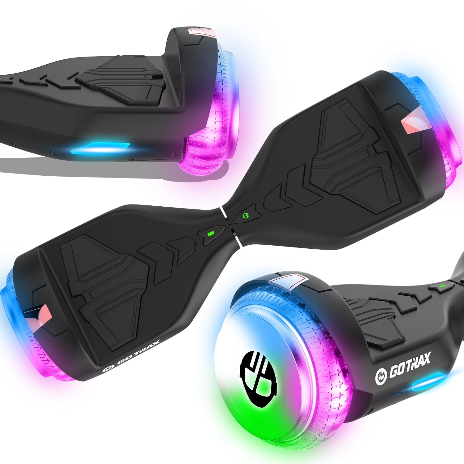 "GOTRAX Hoverboard with Bluetooth Speaker, 6.5"" LED, Max 4.3 Miles & 6