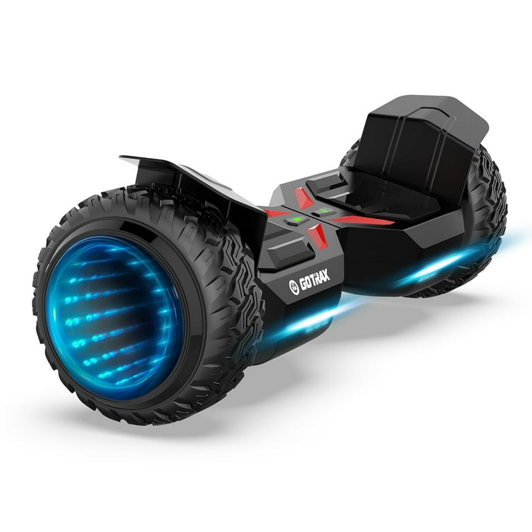 GOTRAX Quest Pro Hoverboard 7.5mph Dual 250W Motors 200lb Max 8 LED Off Road Bluetooth Kids 8 Black Walmart