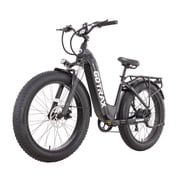 GOTRAX Rambo 500W Fat Tire Electric Bike for Adults,25-Mile Range, 4 off-road Tires, 7-Speed, LED Headlight
