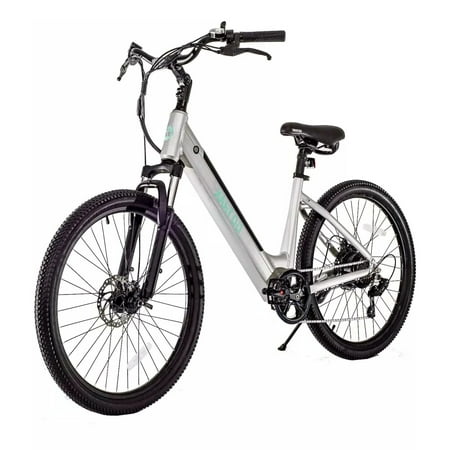 GOTRAX Riverwest 26" Electric Bike for Adults, 350W 36V 7.5Ah Battery Mountain Ebike, Gray