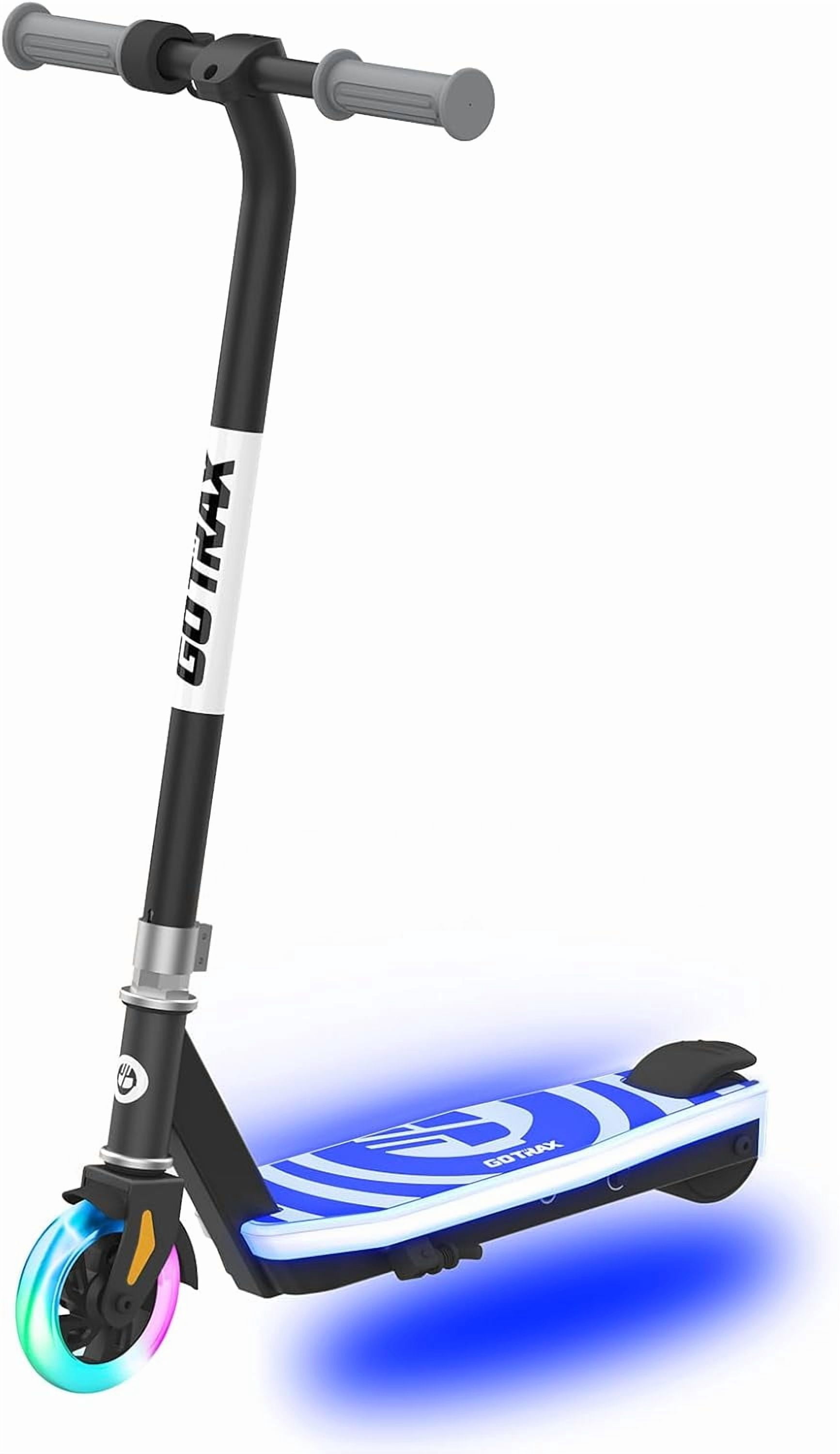 GOTRAX Scout Pro Kids Electric Scooter for Ages 4-7, 5" Flash Front Wheel , Kick Scooter Unisex Black