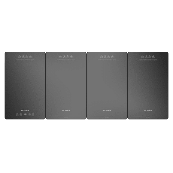 Electric Warming Tray 4-Pack, Food Warmer for Thanksgiving Christmas Holiday Buffet, 8H Timer