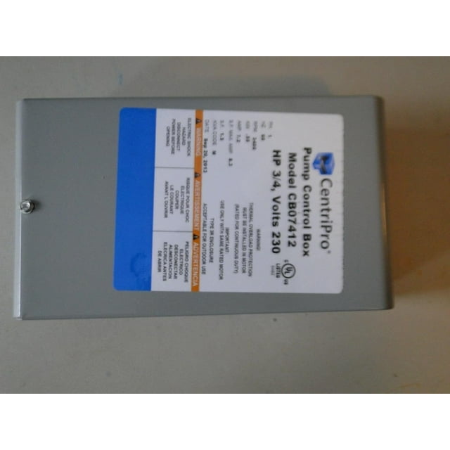 GOULDS CentriPro 3/4 HP 230V CONTROL BOX SUBMERSIBLE WATER WELL PUMP