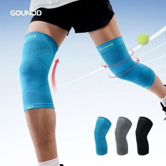 GOUNDD Breathable Knee Brace - Gradient Compression & Anti-Slip, S-XL (1 Pair)