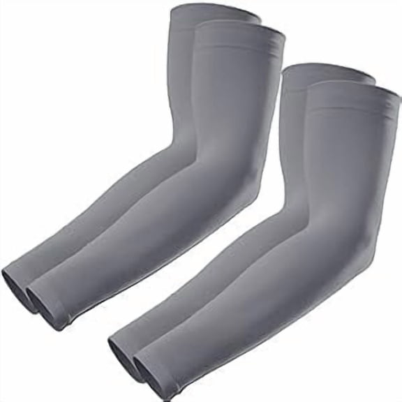 GOUNOD 2 Pairs Sun Protection Sleeves, Sleeves to Cover Arms for Men Women, Outdoor Arm Sleeves for Cycling Basketball Volleyball