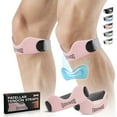 thumbnail image 1 of GOUNOD Silicone Patellar Tendon Support Strap 2 pack,Knee Strap for Knee Pain Relief,Patella Band for Basketball,Running, Hiking, 1 of 7