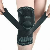 GOUNOD Knee Pain Relief Brace with Straps, Adjustable Knee Compression Sleeves, Knee Support for Weightlifting Injury