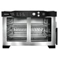 thumbnail image 1 of Gourmia French Door 6-Slice Digital Toaster Oven Air Fryer with Integrated Temperature Probe, 24L, Stainless Steel, 1 of 12