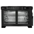 thumbnail image 1 of Gourmia French Door 6-Slice Digital Toaster Oven Air Fryer with Integrated Temperature Probe, 24L, Black, 1 of 12