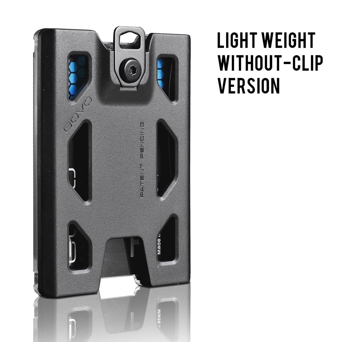 GOVO Badge Holder Without Clip Version Durable Polycarbonate ID