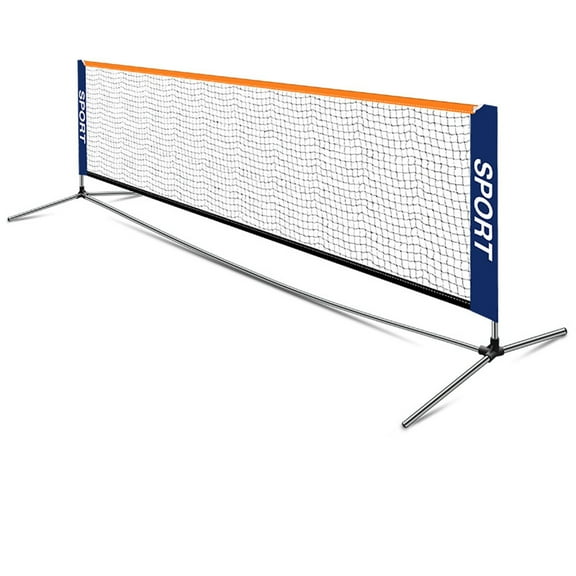 GOVOW Children's Tennis Net Portable Standard Net Simple Outdoor Net Pole Stainless Steel Outdoor