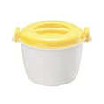 thumbnail image 1 of GOVOW Microwave Specific Plastic Rice Cooker With Lock Lid, Perfect for Steaming Rice, Safe to Mix, Food Storage Container, Free of Bisphenol A, Dishwasher Washable, Insulated Lunch Box, 1 of 9
