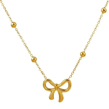 Fashion 18K Gold Plated Heart-Shaped Pendant Necklace Women Holiday Gift New