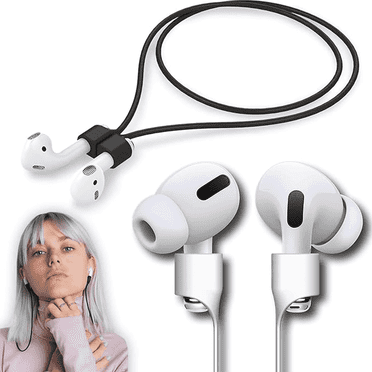 GOVSONE Earbuds Strap Anti-Lost Cord Lanyard for Airpods 4th 3rd 2nd Generation Pro 3 2 1 (Black)
