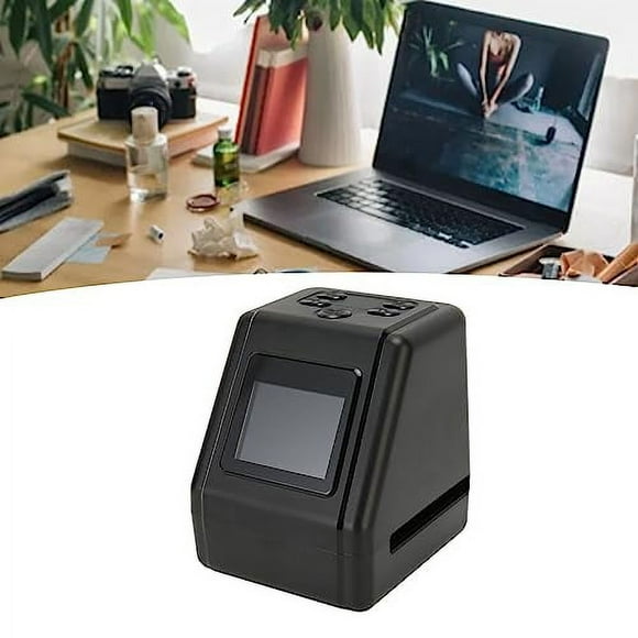 GOWENIC Film & Slide Scanner, Convert 135 126 110 Super 8 Film Slide to Negative Color JPG Photos, 2.0 12MP Film Scanner with 2.0 LCD Screen for System