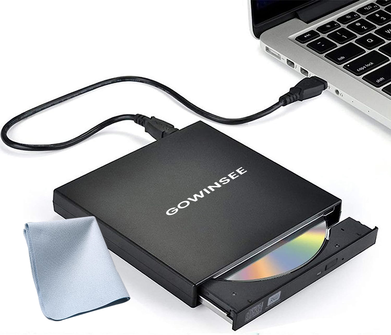 USB 2.0 External DVD Combo CDRW Drive Burner Writer For Notebook PC