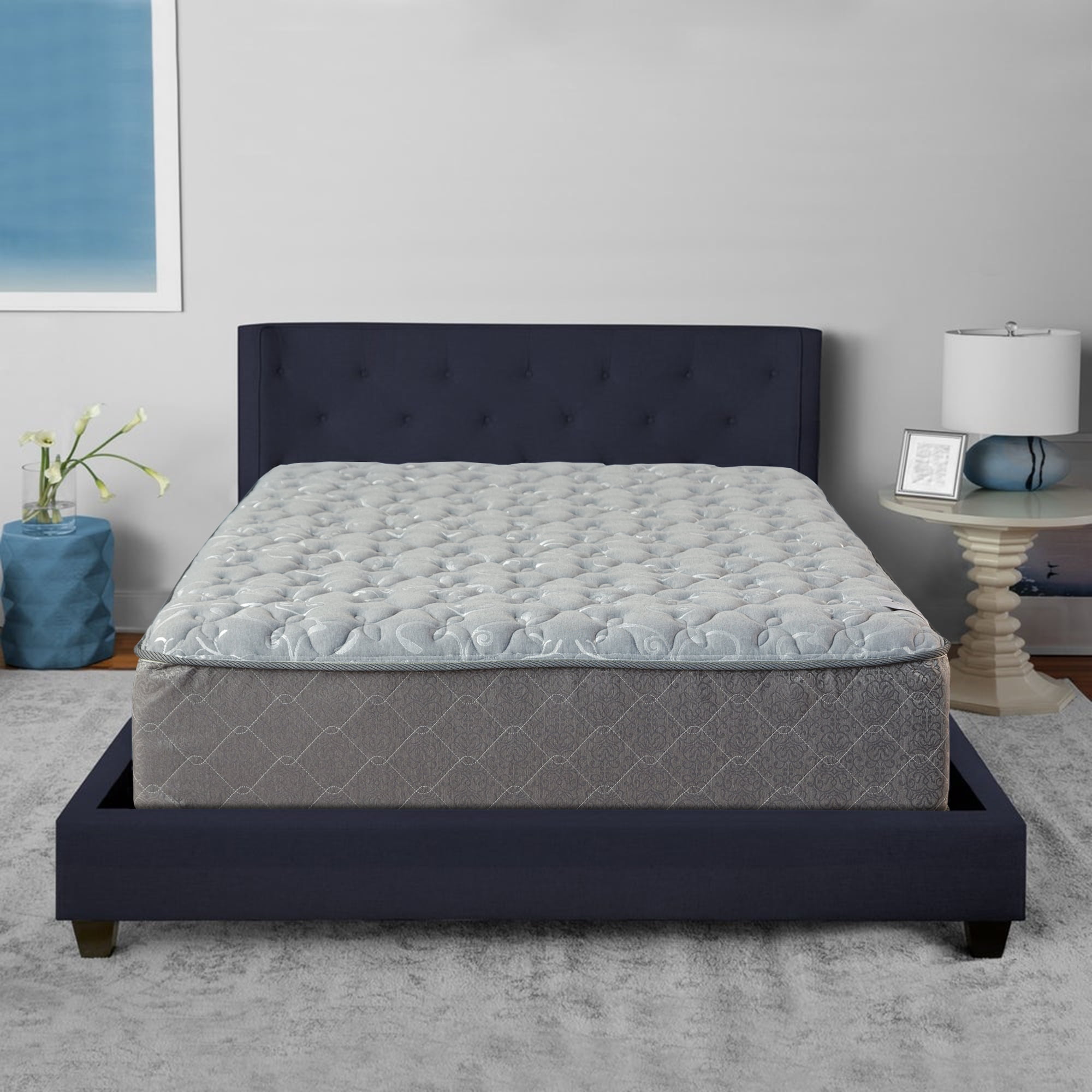 GOWTUN 11-Inch Firm Foam Encased Euro Top Gel Infused Innerspring Mattress, Twin