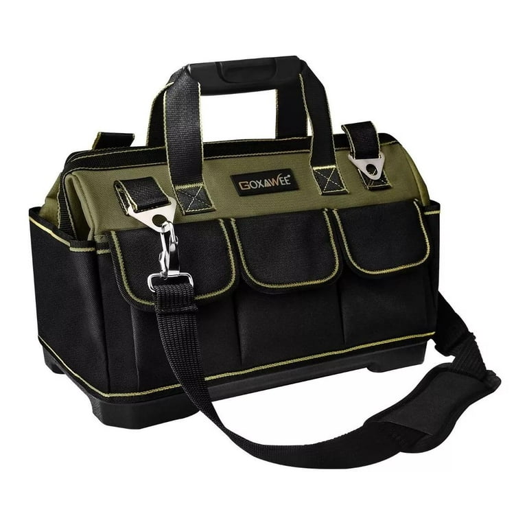 くわかま GOXAWEE Waterproof 17-Inch Tool Bag with 16 Pockets Durable Oxford