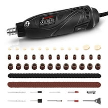 GOXAWEE 18W Mini Corded Rotary Tool with 118 Pcs Accessories for DREMEL