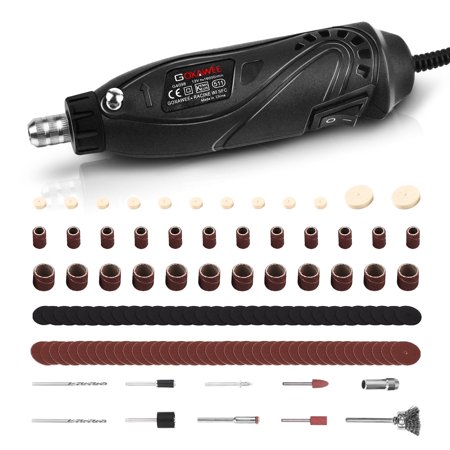 GOXAWEE 18W Mini Corded Rotary Tool with 115 Pcs Accessories for DREMEL