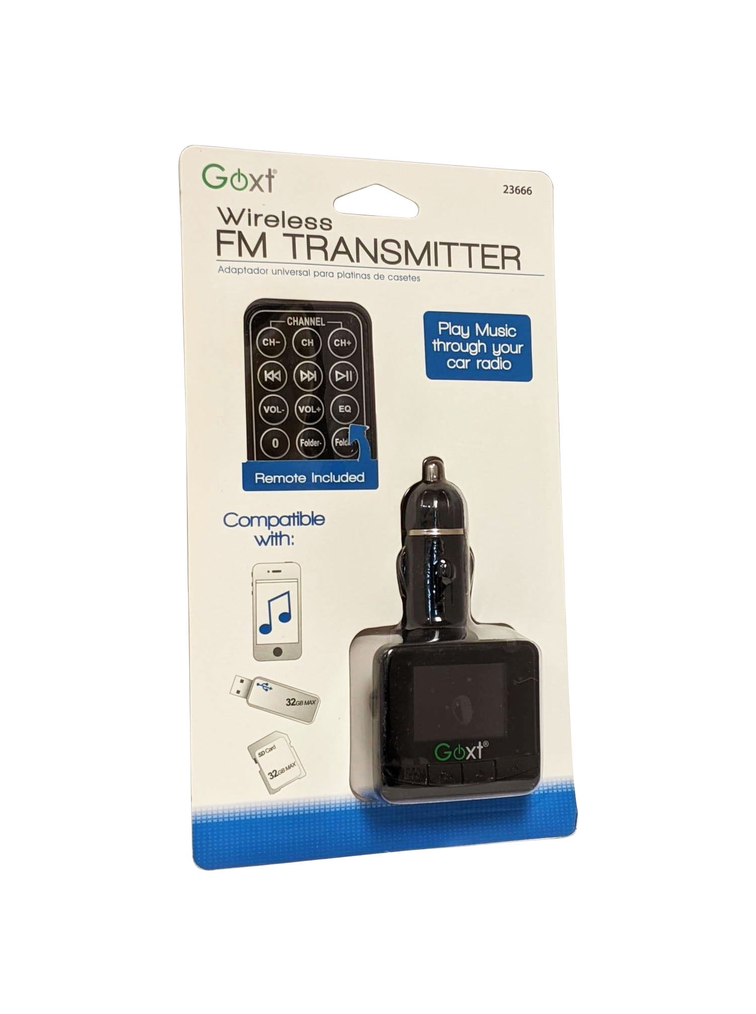 Premier Bluetooth FM Transmitter with Dual USB Charger