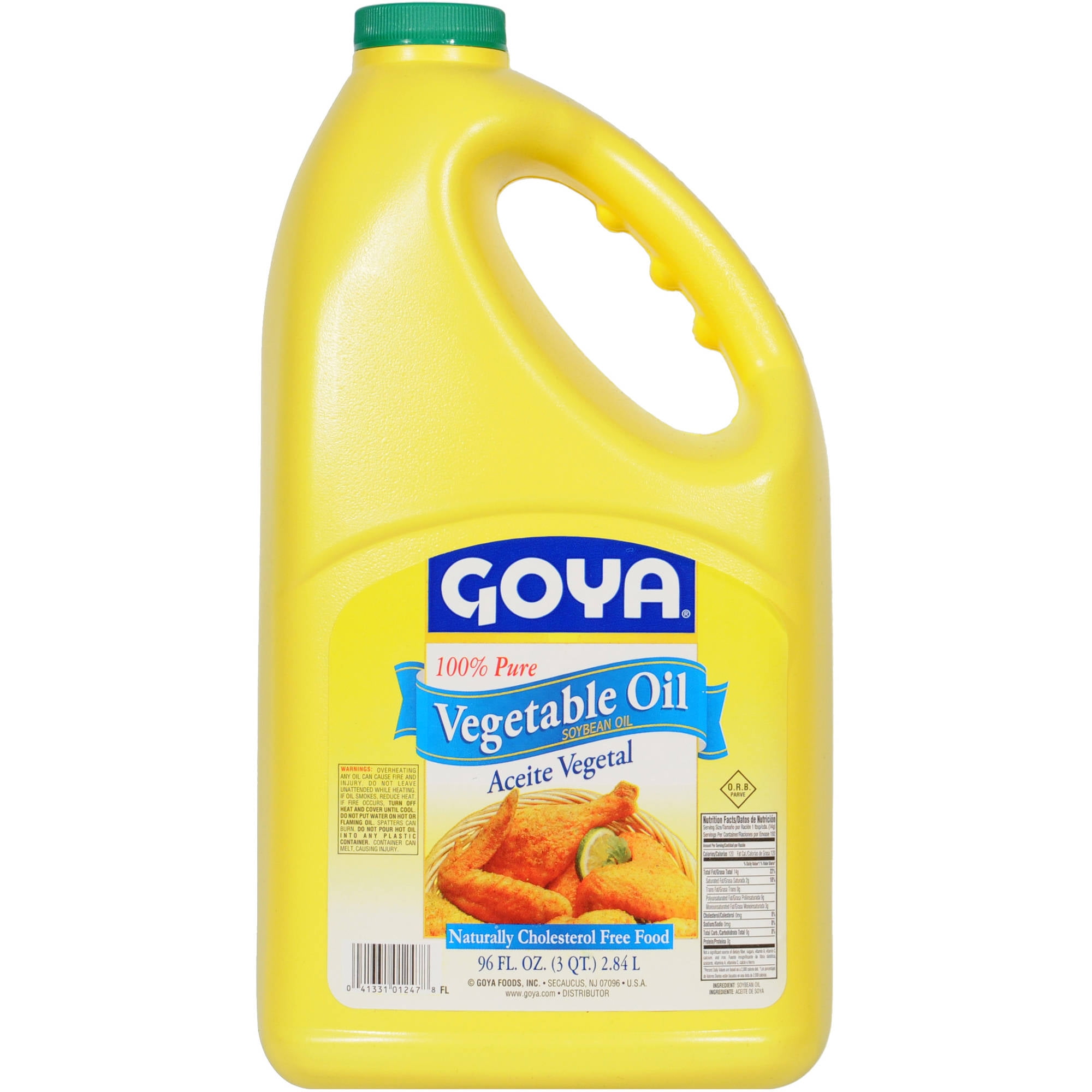 GOYA 100 Pure Vegetable Oil Naturally Cholesterol Free 96 oz