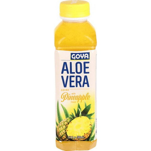 GOYA Aloe Vera Drink with Pineapple Flavor, 16.9 fl oz
