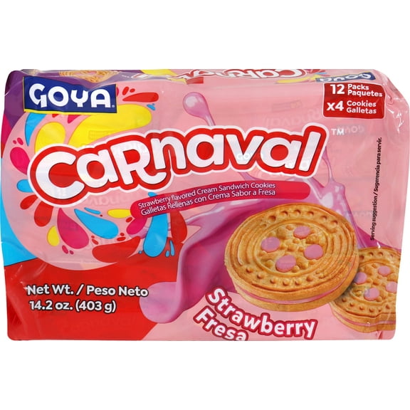 GOYA CARNAVAL STRAWBERRY COOKIES 14.2 OZ