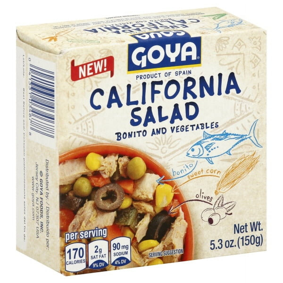 GOYA California Salad Bonito & Vegetables, 5.3 oz