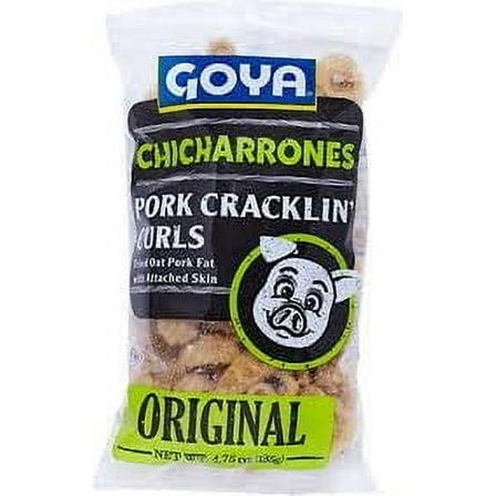 Goya Chicharrones Pork Cracklin' Curls Original 4.75 Oz