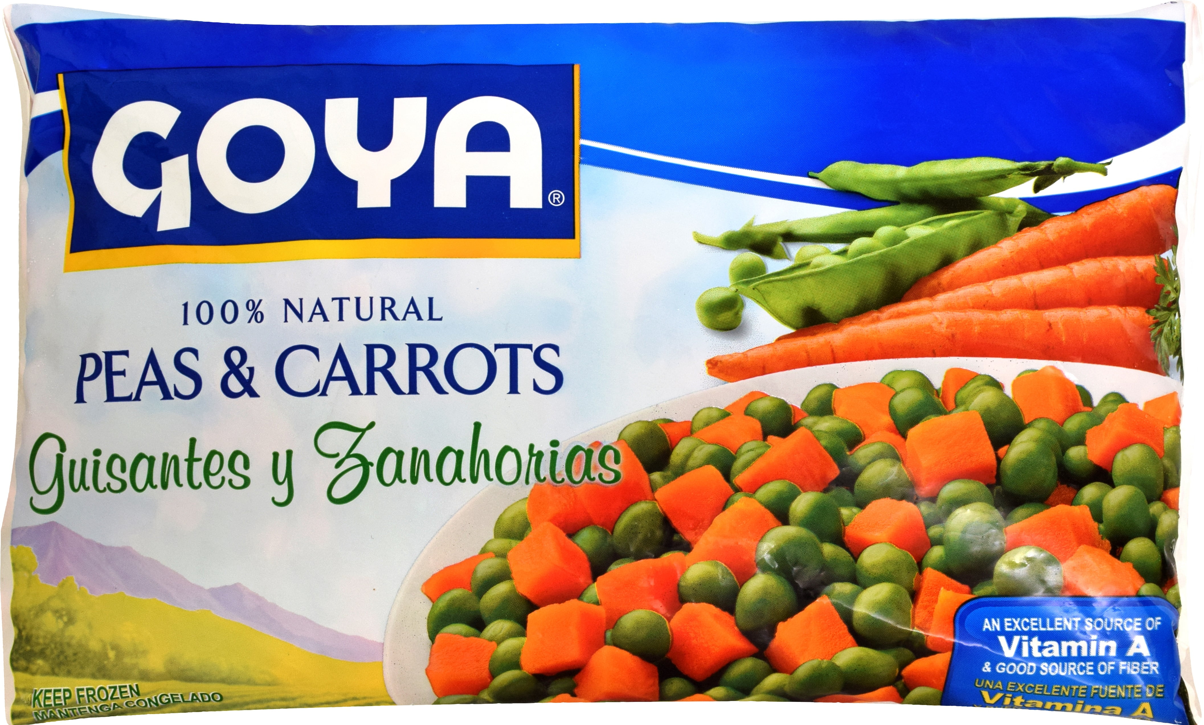 GOYA Frozen 100 Natural Peas & Carrots, 32 oz