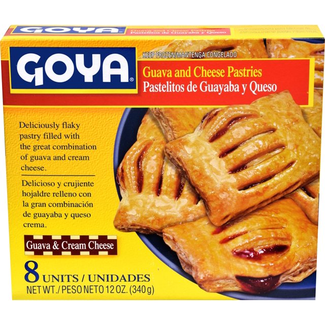 GOYA Frozen Guava And Cheese Pastries, 8 Ct, 12 oz